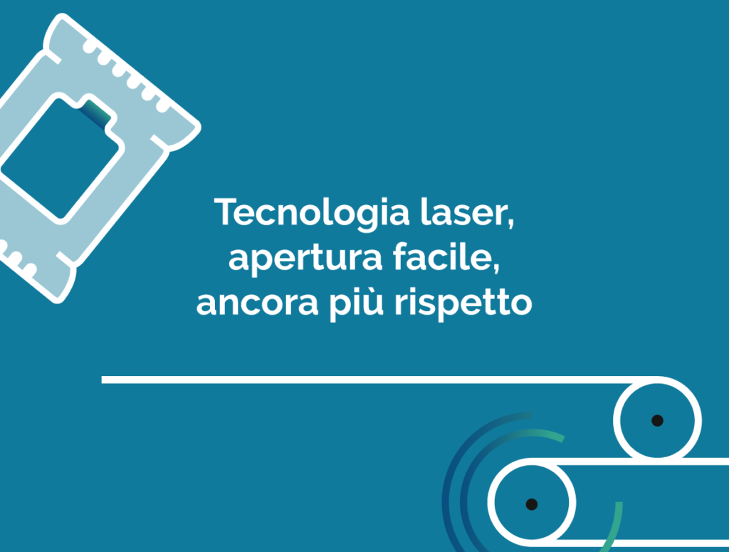 Tecnologia laser, apertura facile, ancora più rispetto